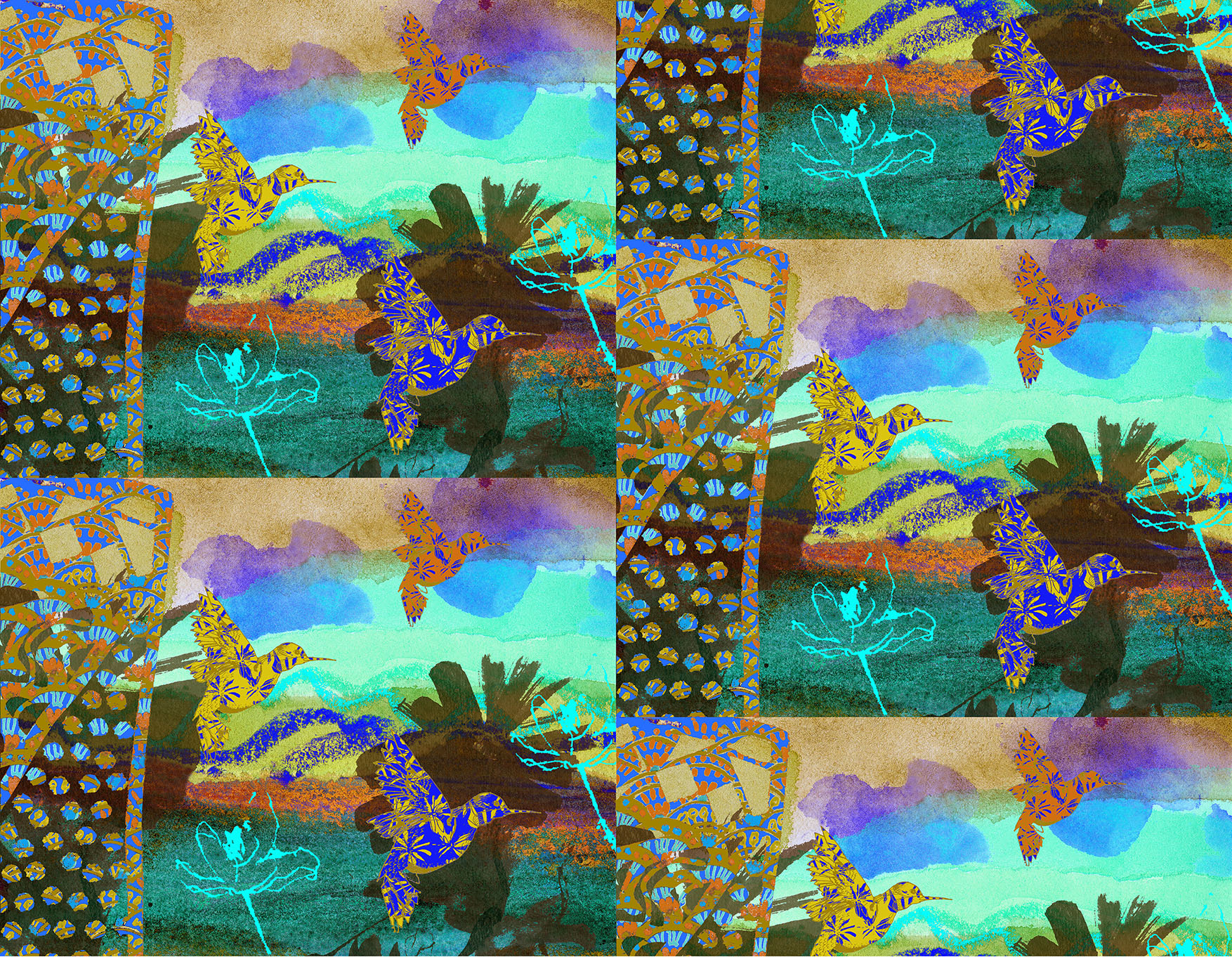 Birds of Paradise Autumn Flight